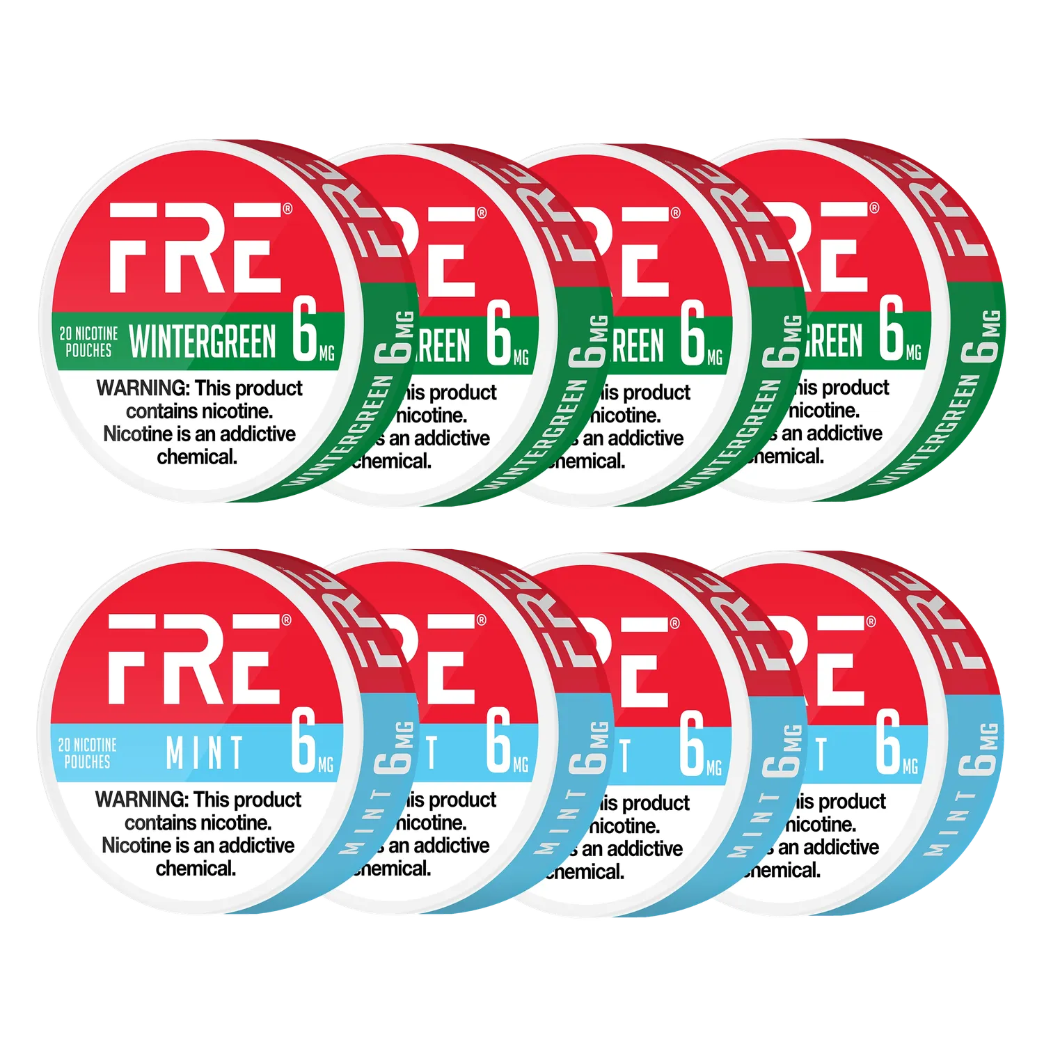 Fre Mint Mixer sachets nicotine menthe