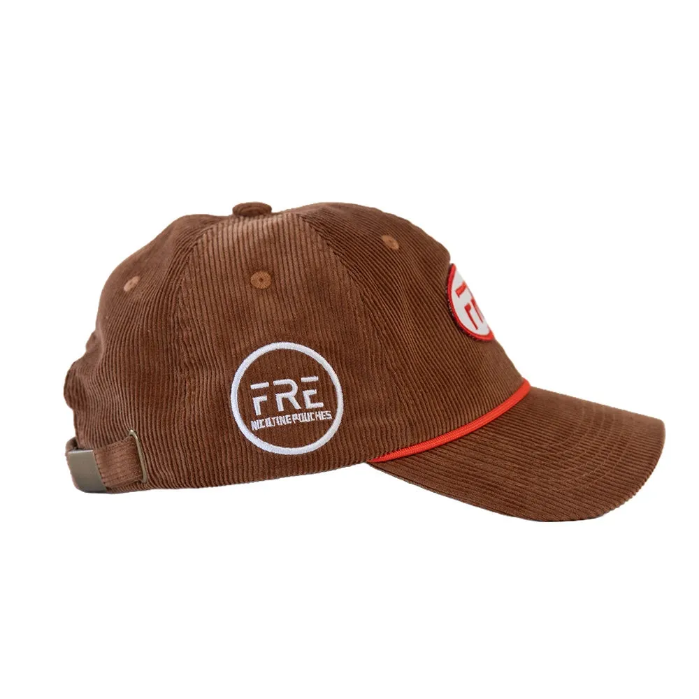 Fre Corduroy Hat casquette velours coton brodée