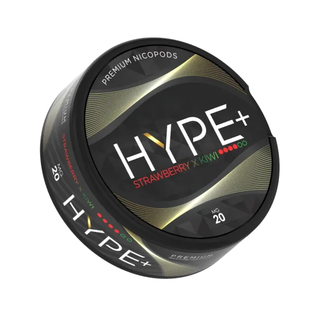 HYPE+ Strawberry Kiwi sachets nicotine 20 mg 20 sachets fruités