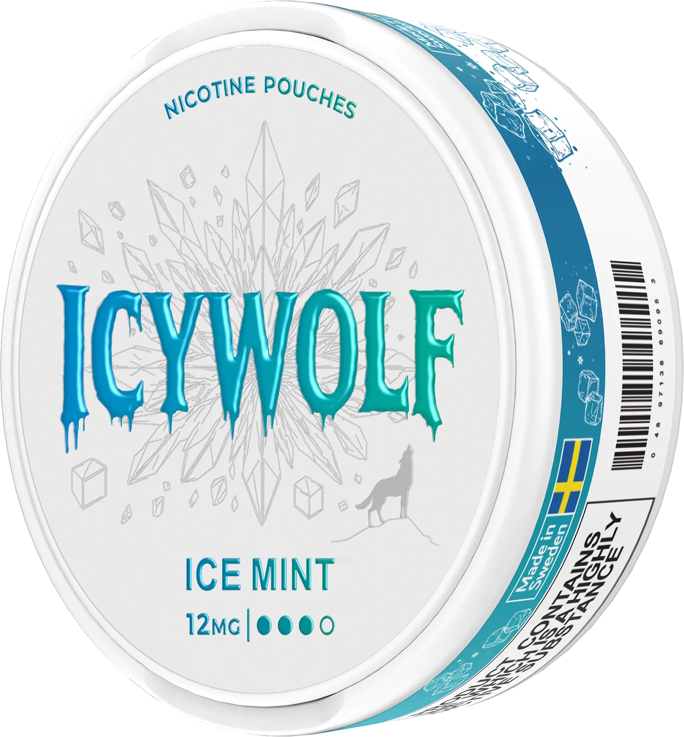 ICY WOLF Ice Mint sachets menthol