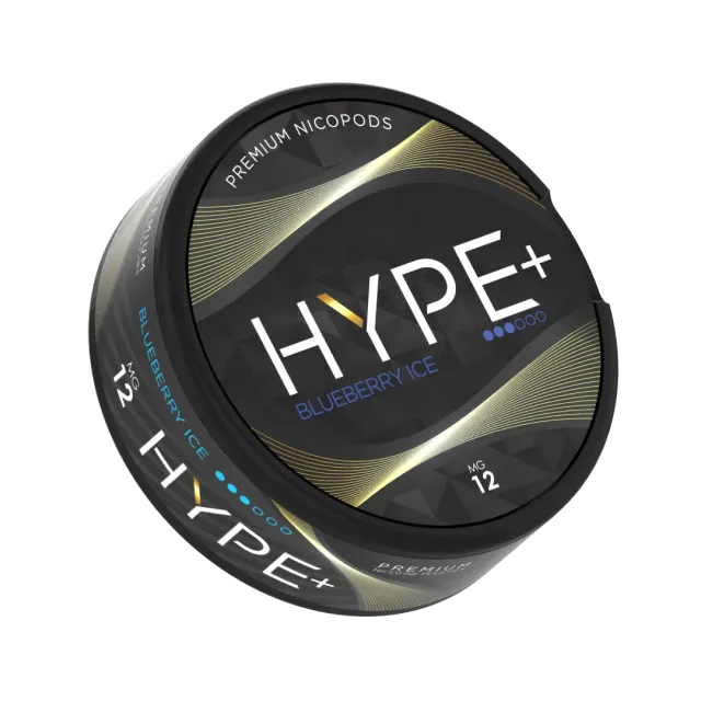 HYPE+ Blueberry Ice sachets de nicotine 20 sachets 12 mg