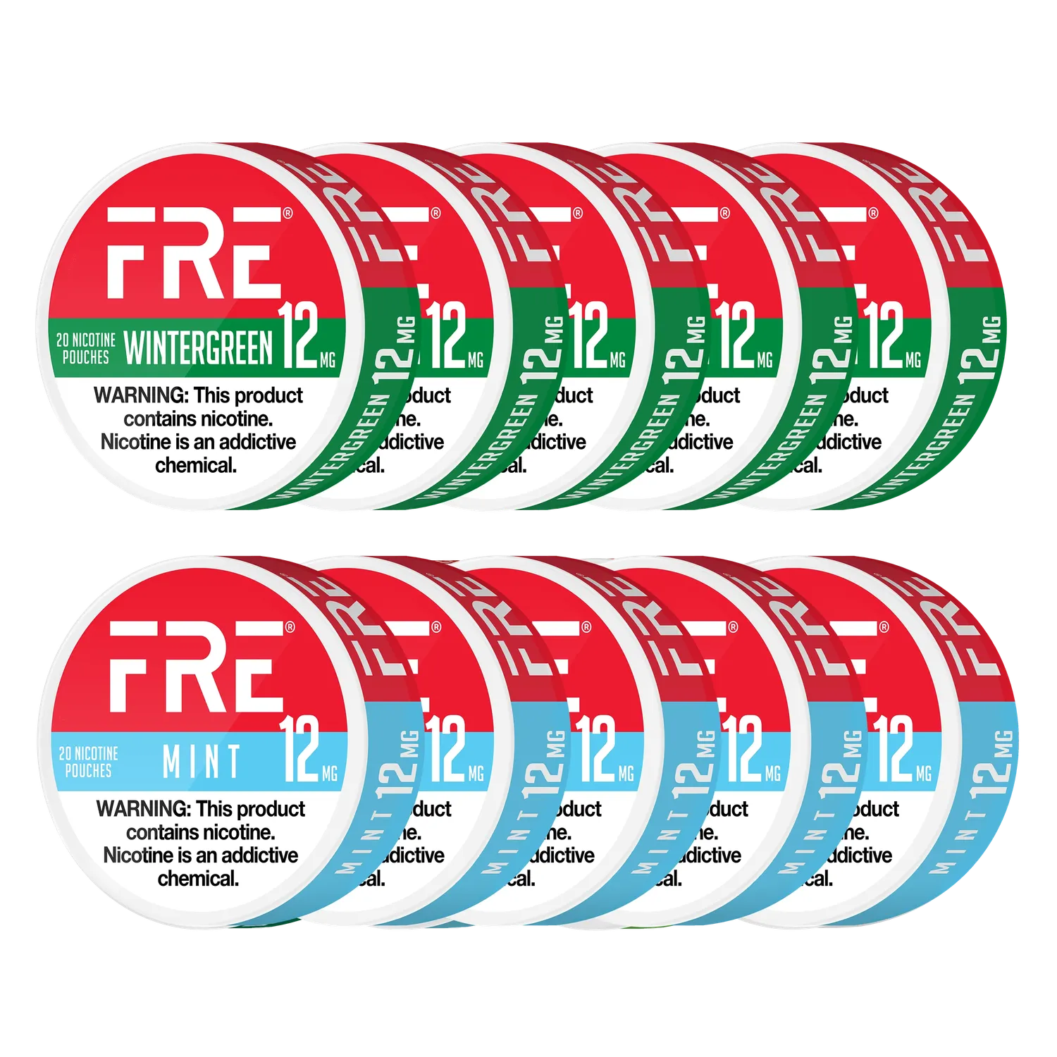 Fre Mint Mixer sachets nicotine menthe