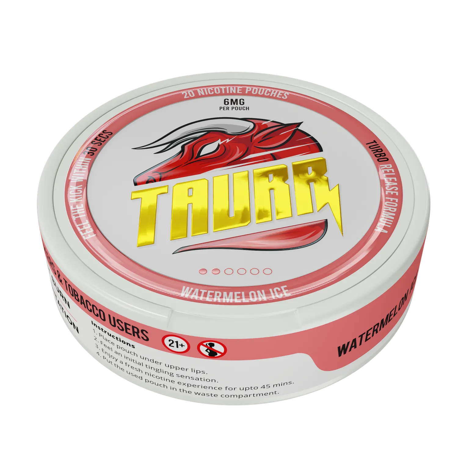 TAURR Watermelon Ice sachets de nicotine