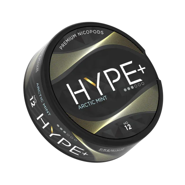 HYPE+ Arctic Mint sachets nicotine 12 mg 20 sachets menthe