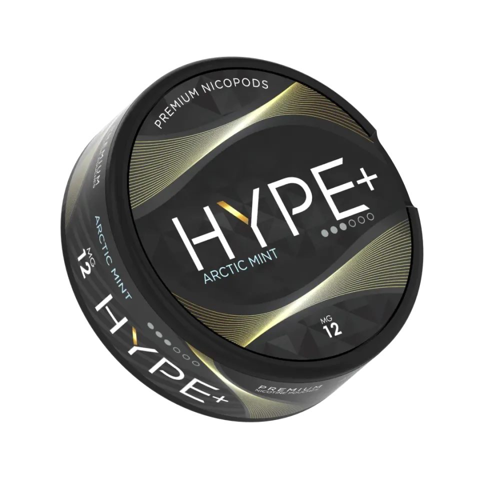 HYPE+ Arctic Mint sachets nicotine 12 mg 20 sachets menthe