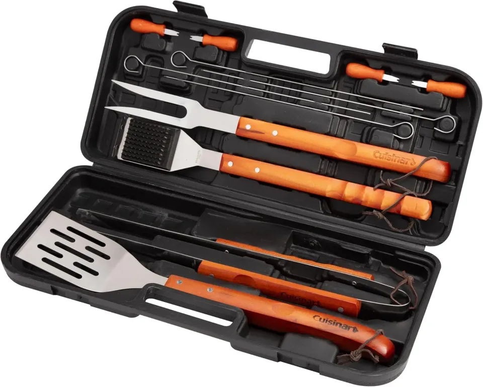 Fre BBQ Accessories Set set d’ustensiles barbecue 13 pièces inox