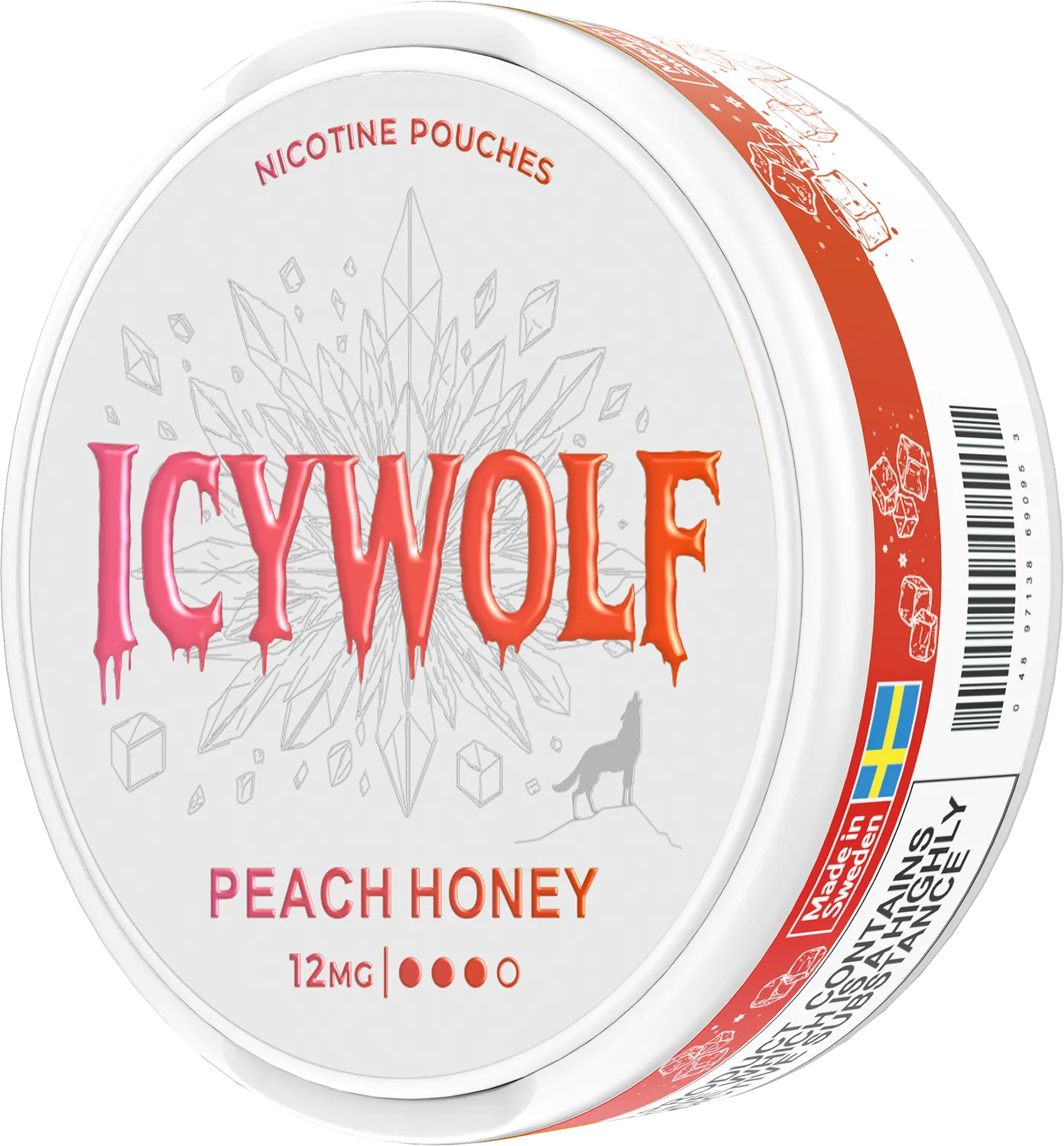 ICY WOLF Peach Honey sachets de nicotine