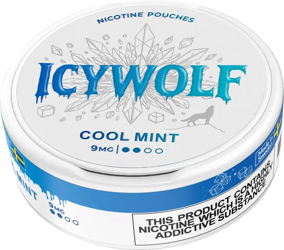 Icy Wolf Cool Mint sachets nicotine menthe