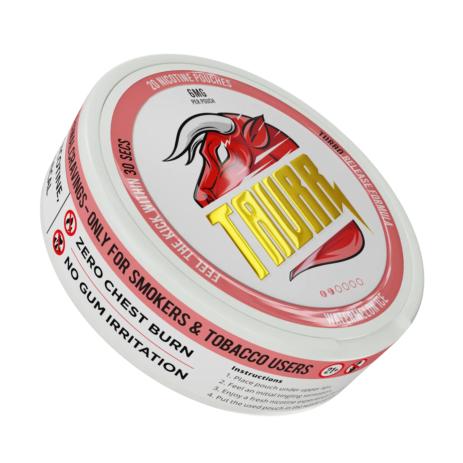 TAURR Watermelon Ice sachets de nicotine