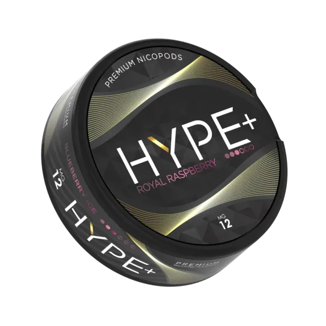 HYPE+ Royal Raspberry sachets nicotine 12 mg 20 sachets baie