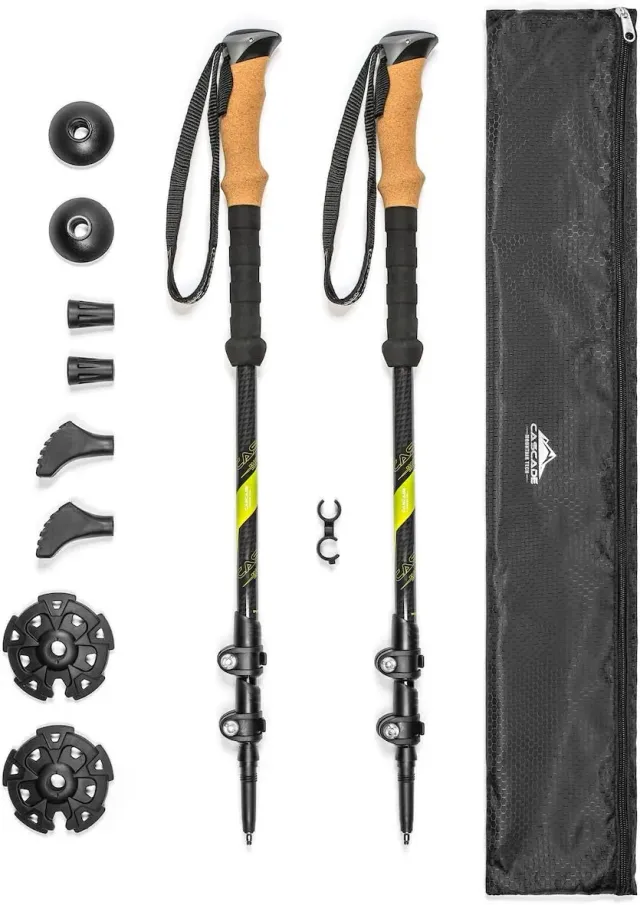 Fre Trekking Poles bâtons de trekking en carbone réglables