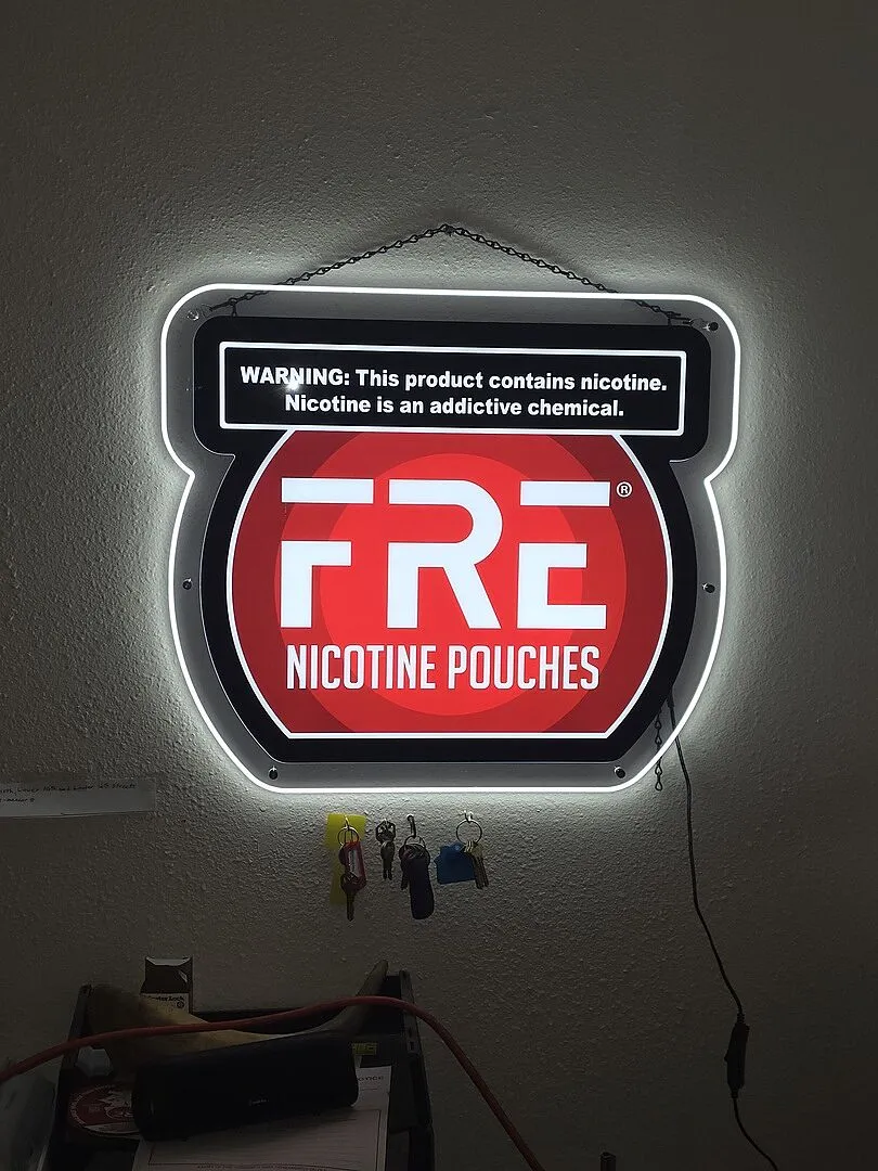 Fre LED enseigne lumineuse logo rouge 58 x 51 cm