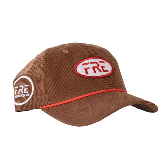 Fre Corduroy Hat casquette velours coton brodée