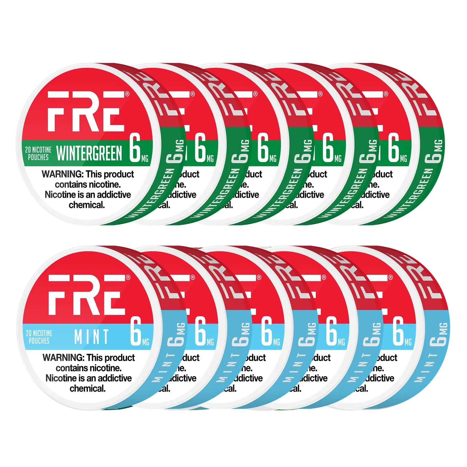 Fre Mint Mixer sachets nicotine menthe