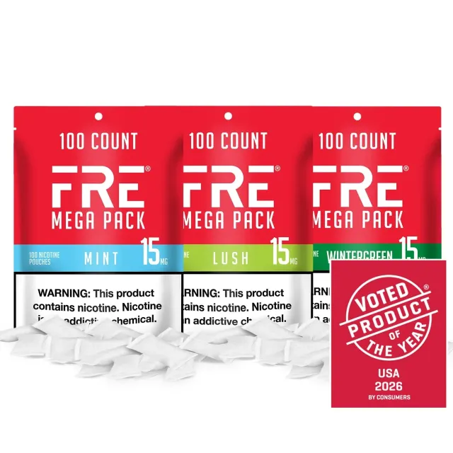 Fre Mega Pack Bundle sachets nicotine dosage au choix
