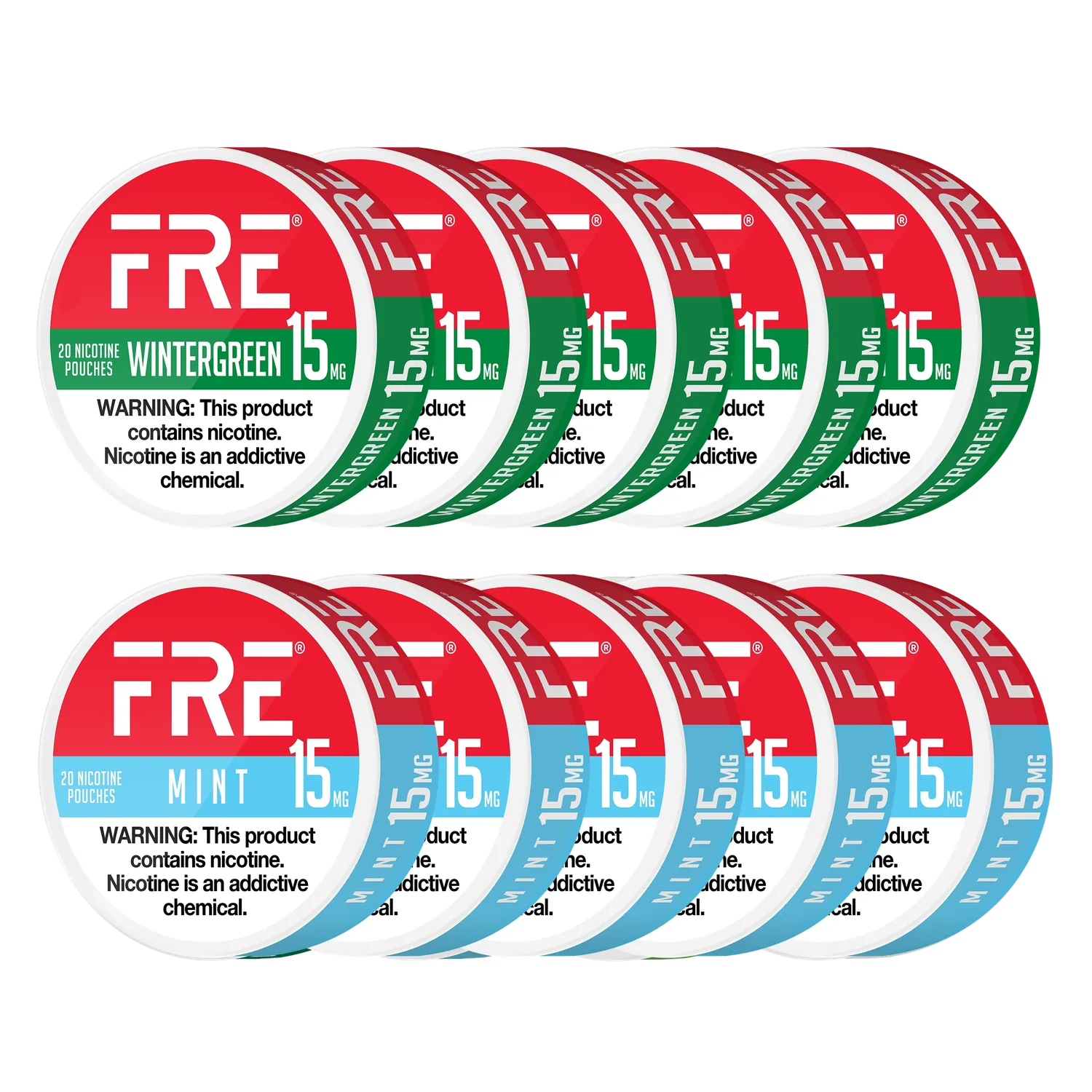 Fre Mint Mixer sachets nicotine menthe