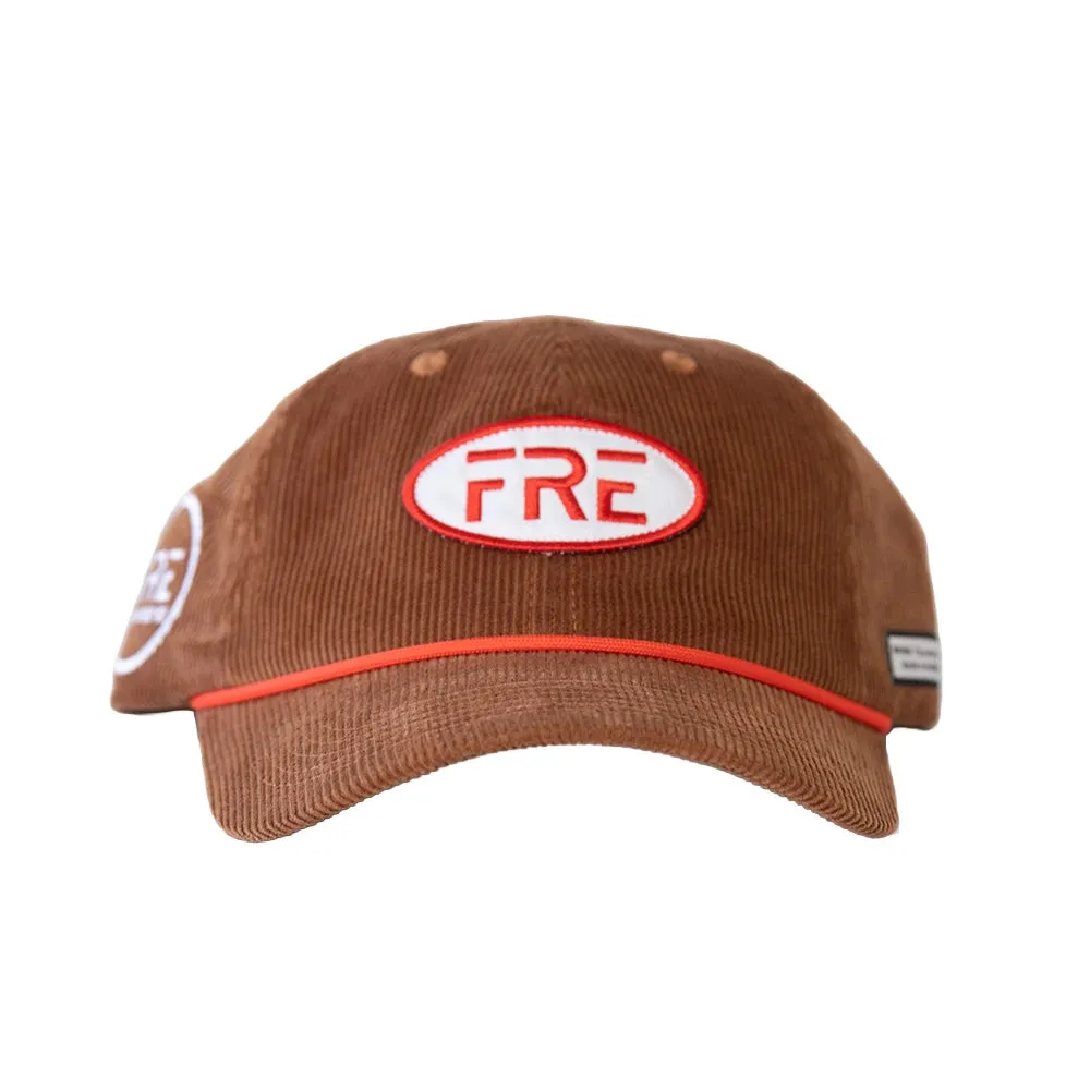Fre Corduroy Hat casquette velours coton brodée