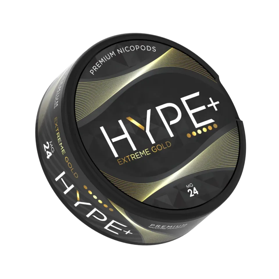 HYPE+ Extreme Gold sachets nicotine 24 mg 20 sachets fort