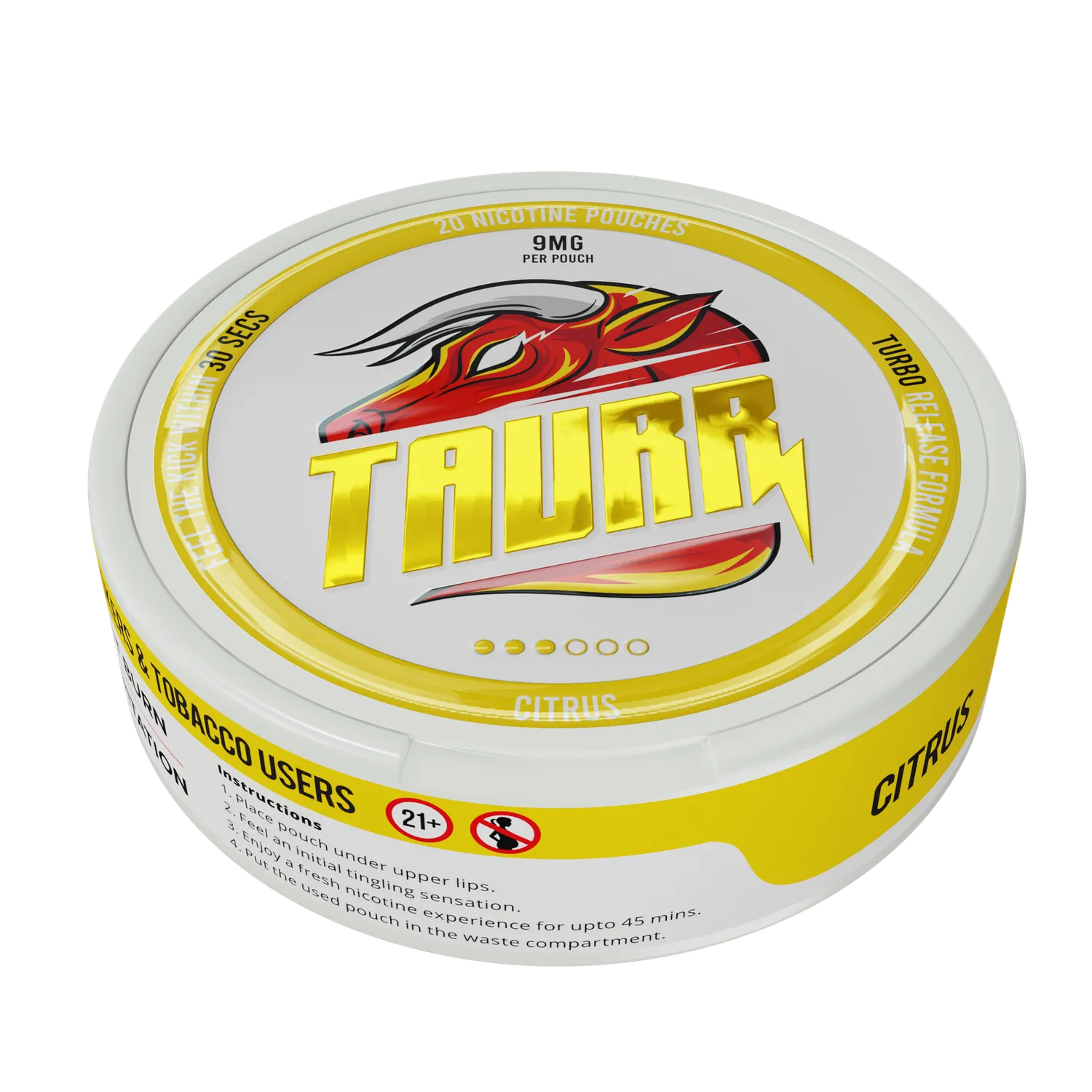 TAURR Citrus sachets de nicotine