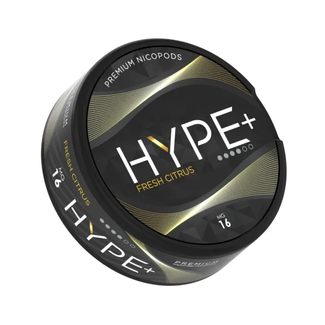 HYPE+ Fresh Citrus sachets nicotine 16 mg 20 sachets agrumes
