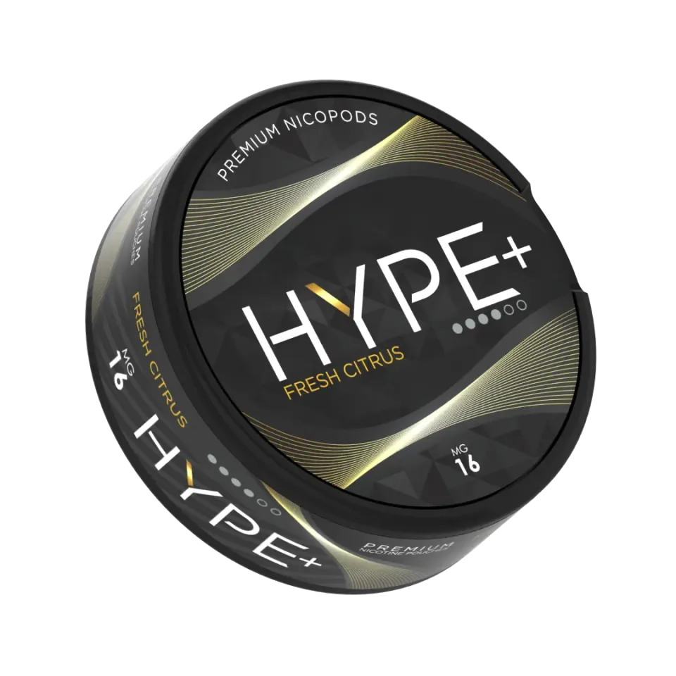 HYPE+ Fresh Citrus sachets nicotine 16 mg 20 sachets agrumes