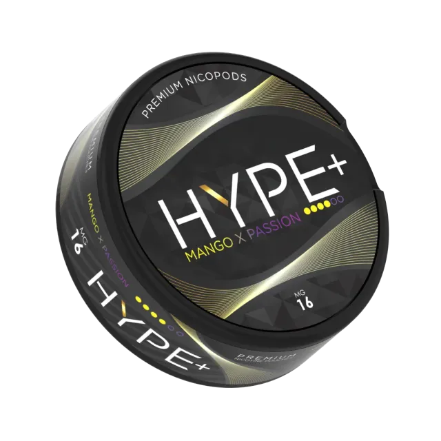 HYPE+ Mango × Passion sachets de nicotine 20 sachets 16 mg