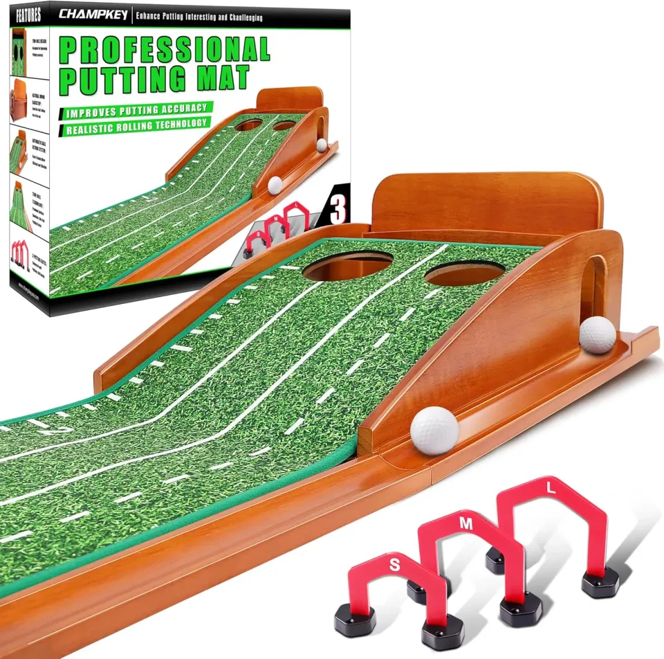 Fre tapis putting golf intérieur retour balle précision